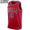 NBA Børn Trøje Chicago Bulls Nikola Vucevic 9 2022-23 Nike Icon Edition Rød Swingman